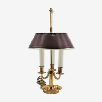 Lampe bouillotte bronze doré style Empire