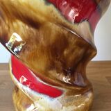 Large ceramic vase signed