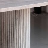 Travertine dining table