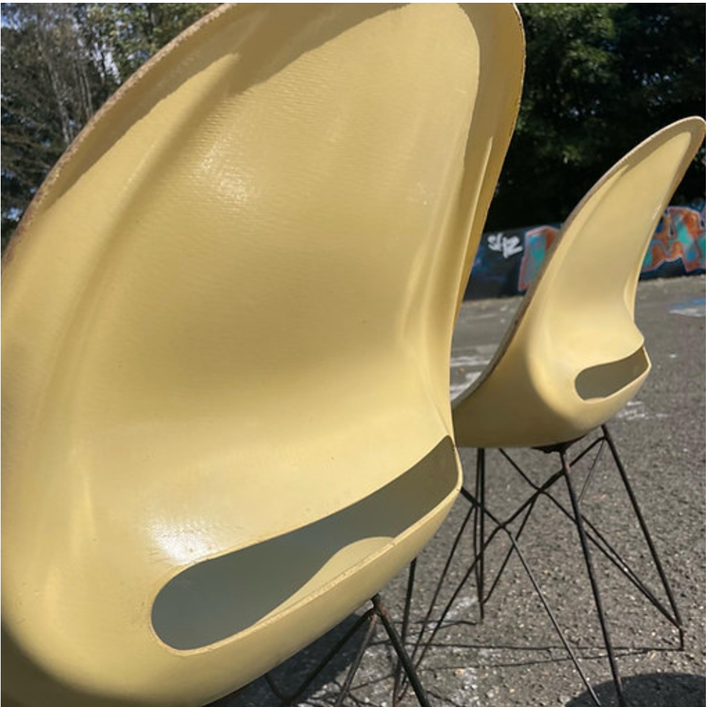 Set of 4 chairs by Miroslav Navratil