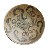 Plate in earthenware - rooster- Warluis France