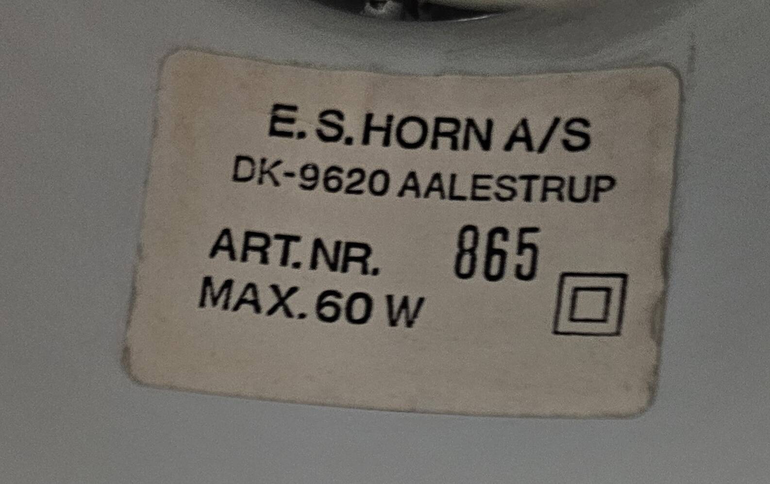 Danish ES Horn floor lamp