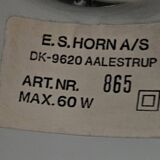 Danish ES Horn floor lamp