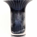 Vase en verre années 80