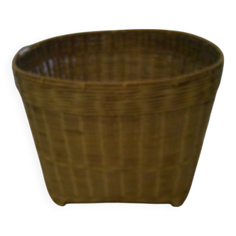 Cache pot en rotin