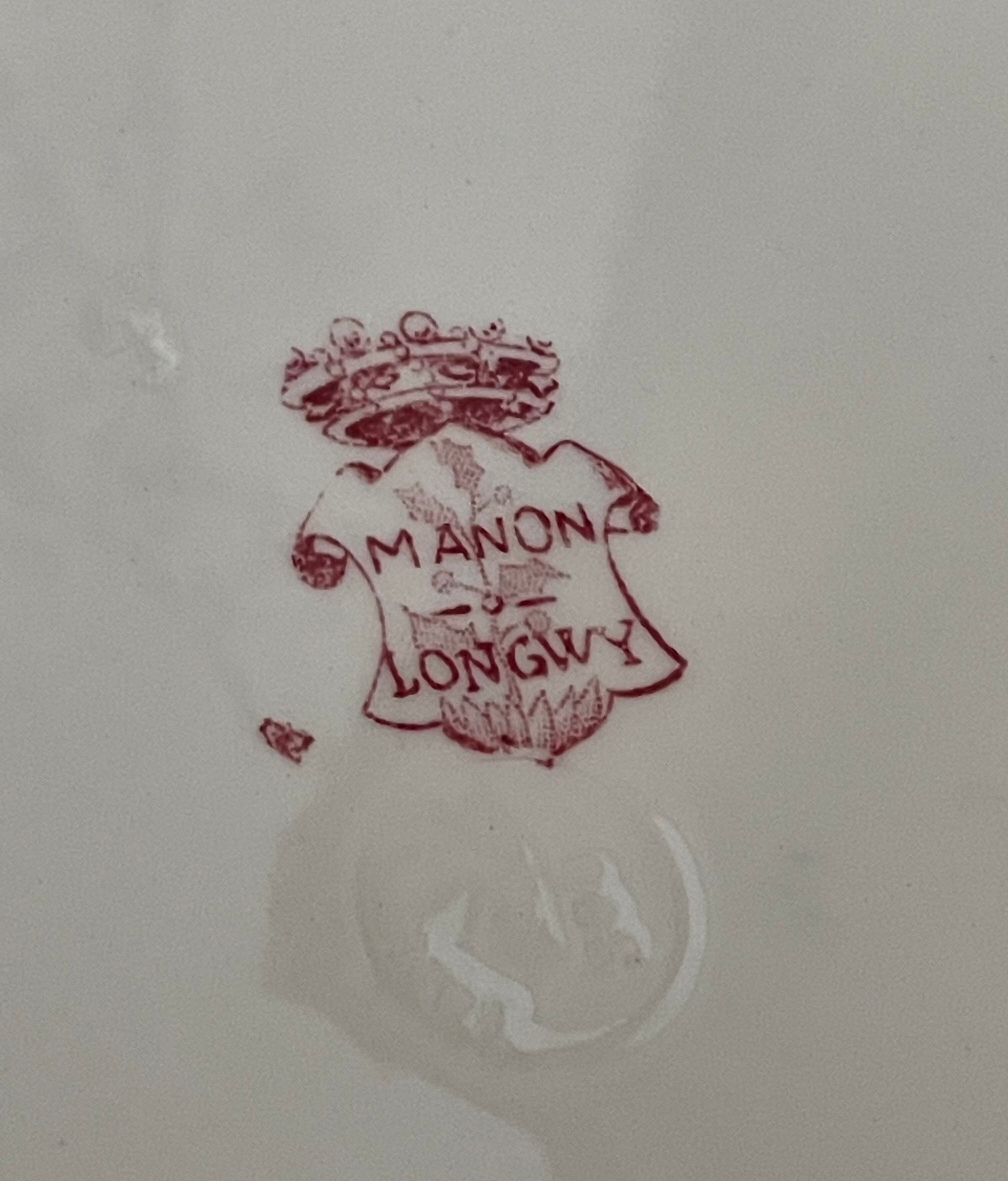 Two ceramic dishes from Longwy