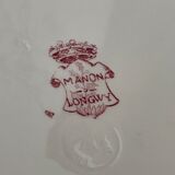 Two ceramic dishes from Longwy