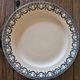 Vintage Salins iron earth compote dish with Louis XVI garlands