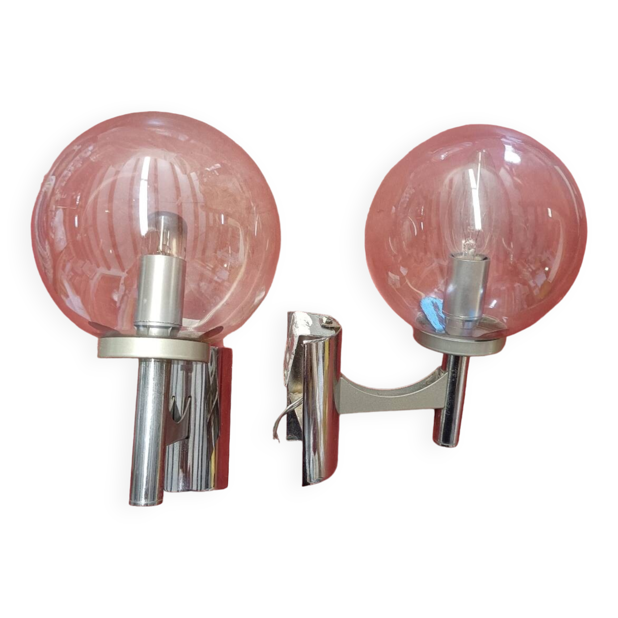 Pair of vintage wall lights