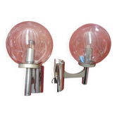 Pair of vintage wall lights