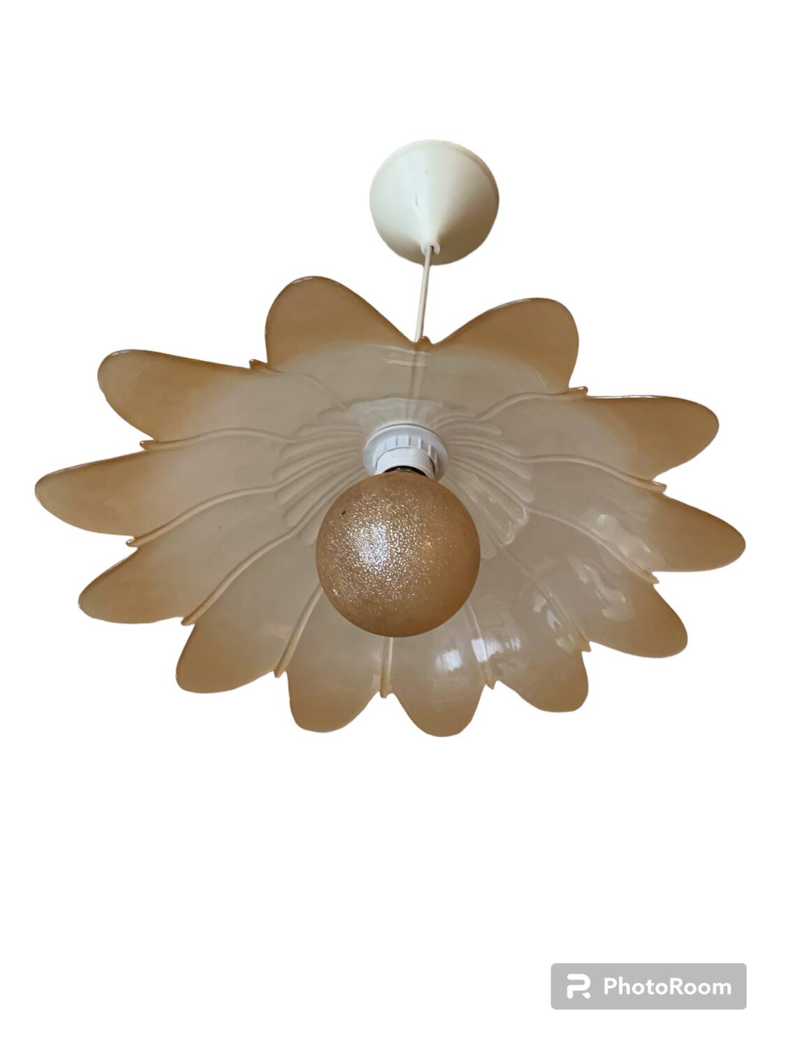 Flower glass chandelier