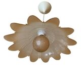 Lustre verre fleur