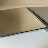 Modernist triptych mirror vintage design 70s