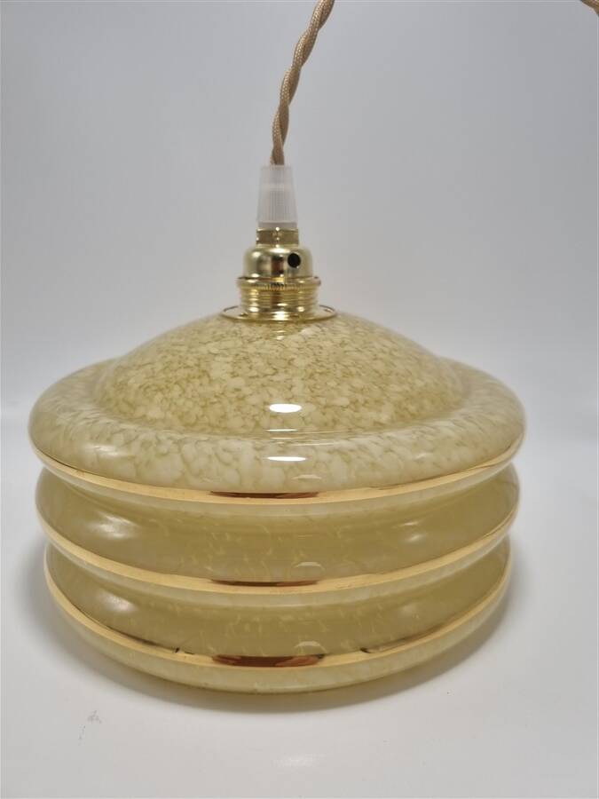Suspension en verre moucheté