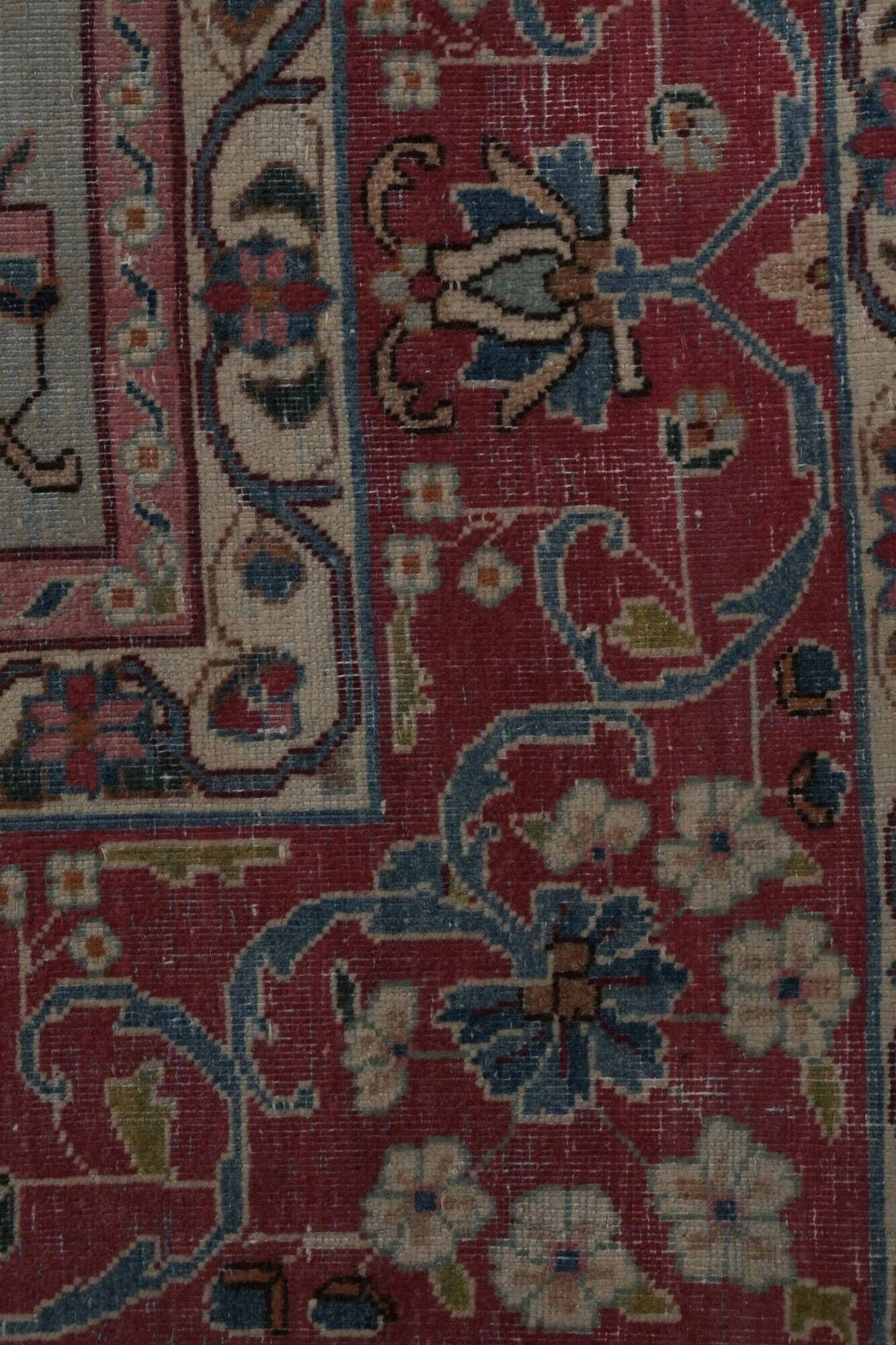 Vintage Turkish handmade rug 210x292 cm