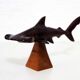 Wooden hammerhead shark 1970