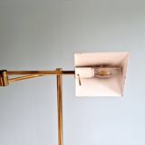 Brass floor/reading lamp, 1970s
