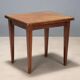 Vintage coffee table in painted beech and mahogany, design, Italy, 1950s.