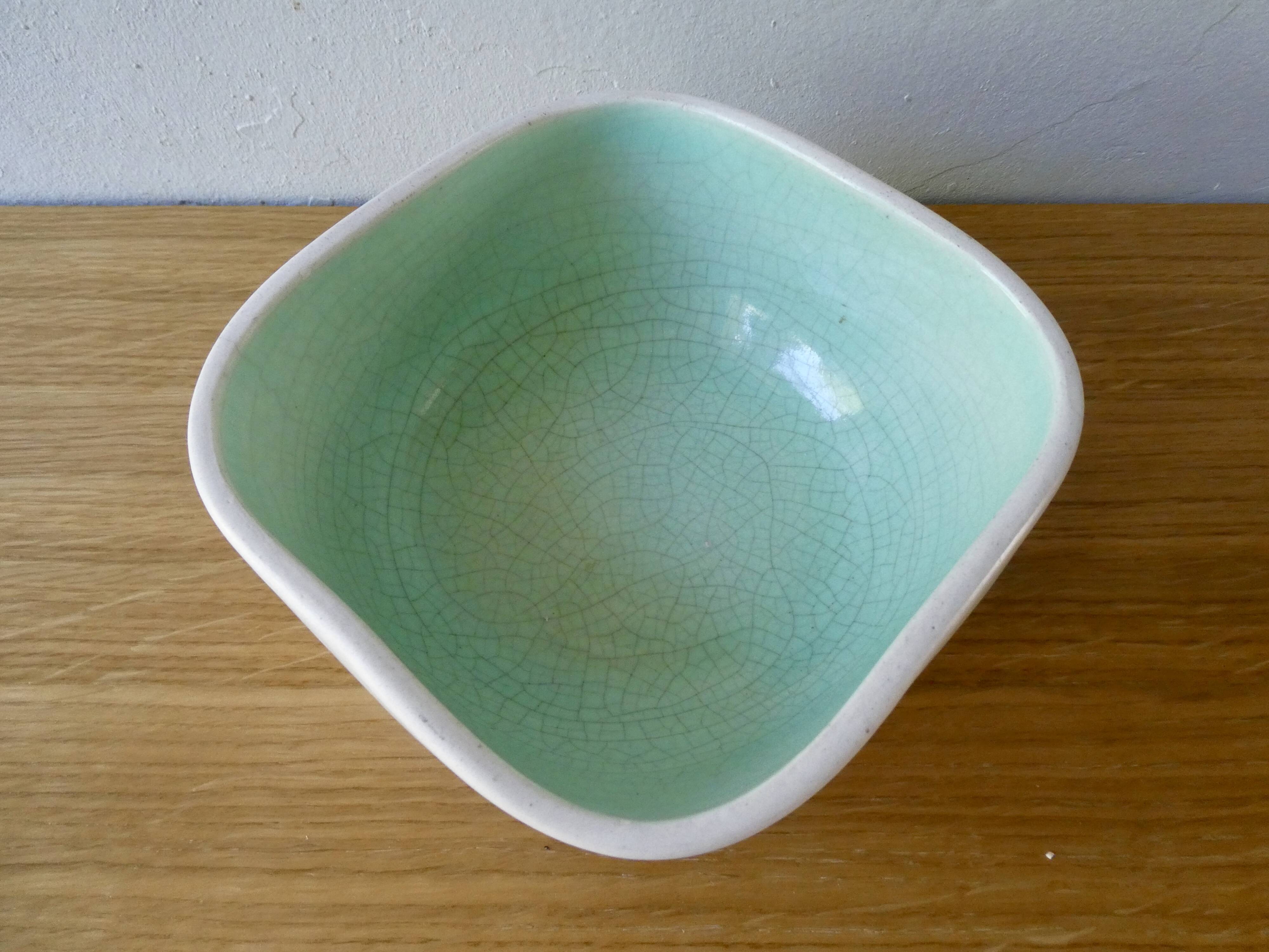 Two-tone ceramic CUP, Keramos, 1950s