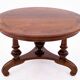 Round table - bench, Northern Europe, late 19th century. After renovation.