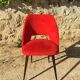 60's red soft chair