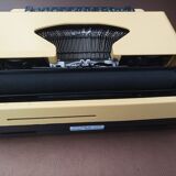 Olympia Straw Yellow Typewriter