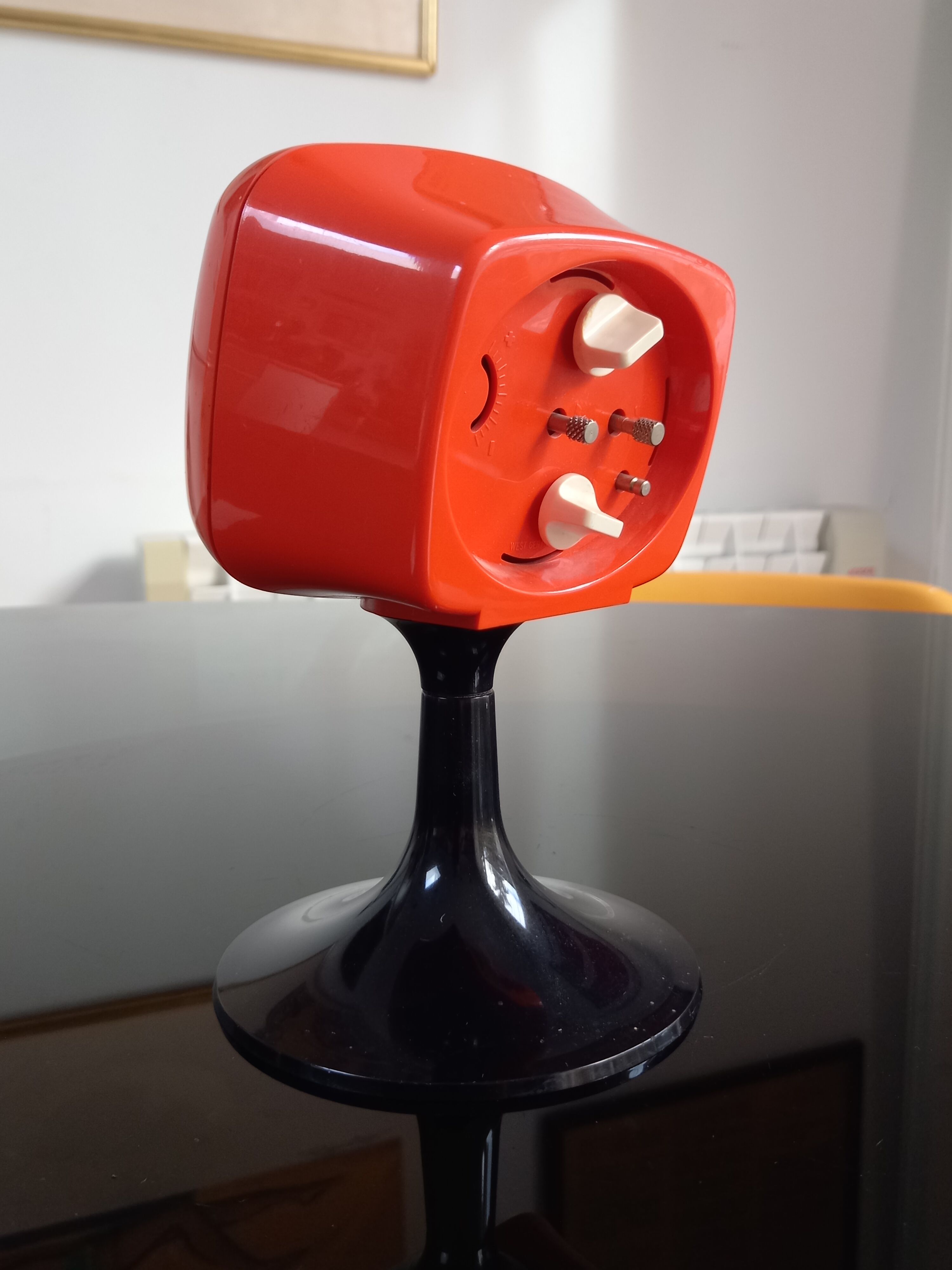 Alarm Clock Vintage Original Unique Space Age Alarm Clock by KAISER - German Table Clock Tulip -