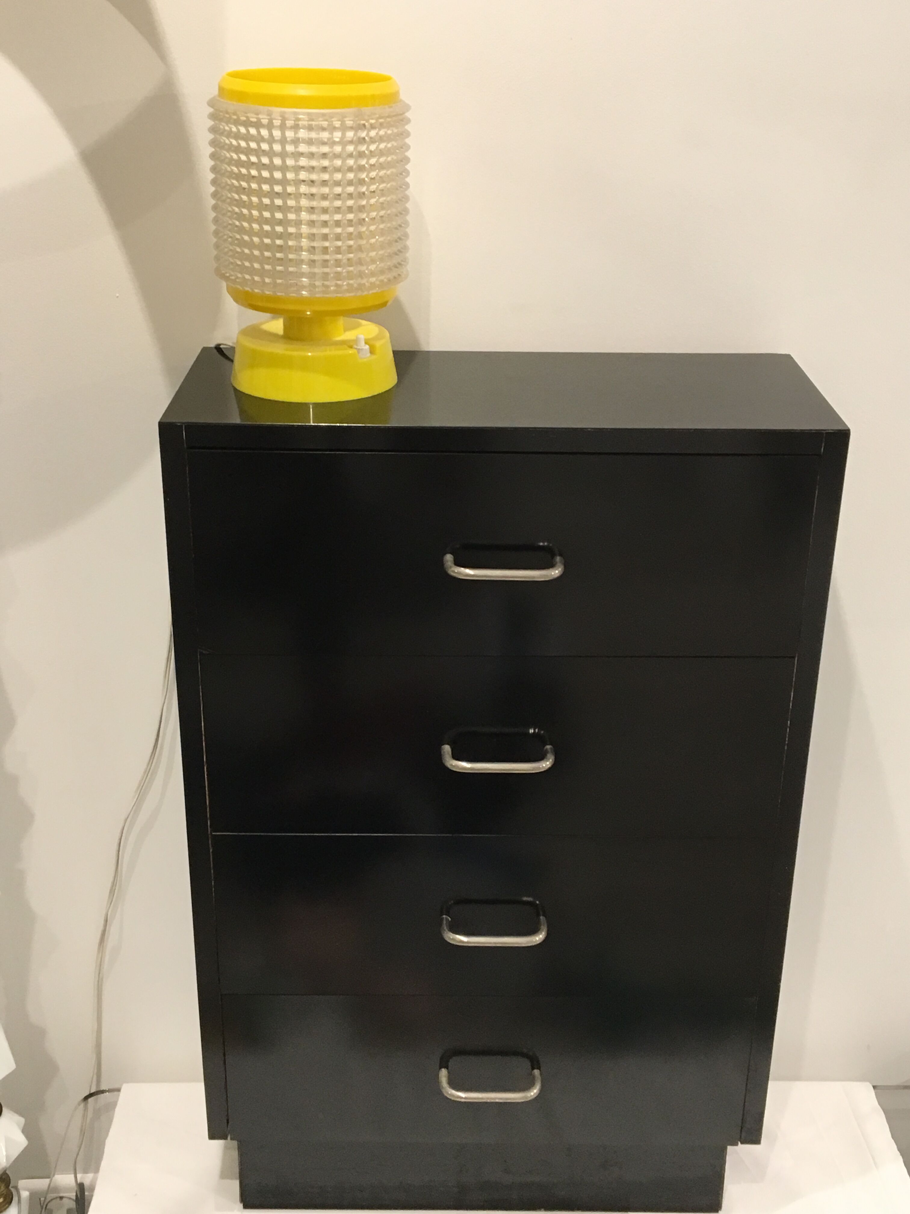 Chiffonnier formica noir