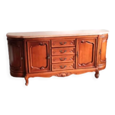 Regency style cherry wood sideboard