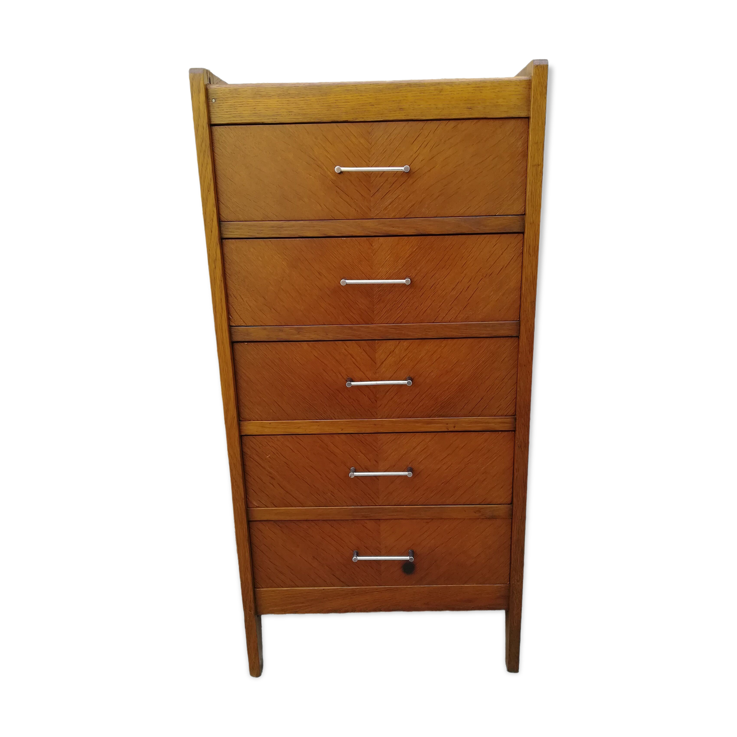 Vintage chiffonier with five drawers