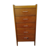 Chiffonier vintage a cinq tiroirs