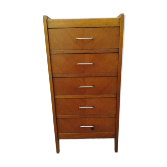 Vintage chiffonier with five drawers