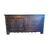 Carved wooden sideboard, Queyras region
