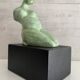 Contemporary & Atypical Design Sculpture Statue Figure Hard Plaster Art Deco