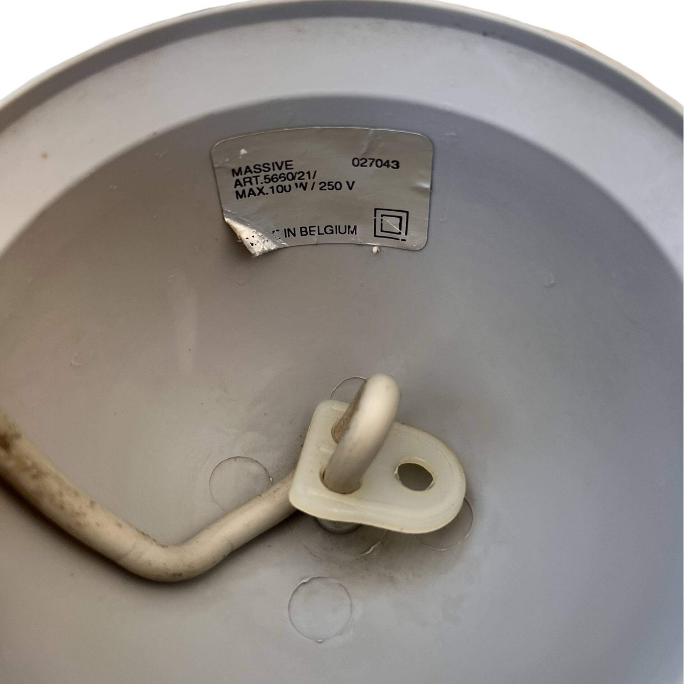 Massive 027043 spring hanging lamp, Belgium, 1970s.