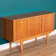 Retro Walnut 1960s Jentique Short Sideboard