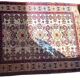 Shirvan urss oriental rug wool handmade rectangular 1940 burgundy and ecru with fringes 100% wool