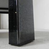 Table basse Fedam style Hollywood Regency en marbre et acier