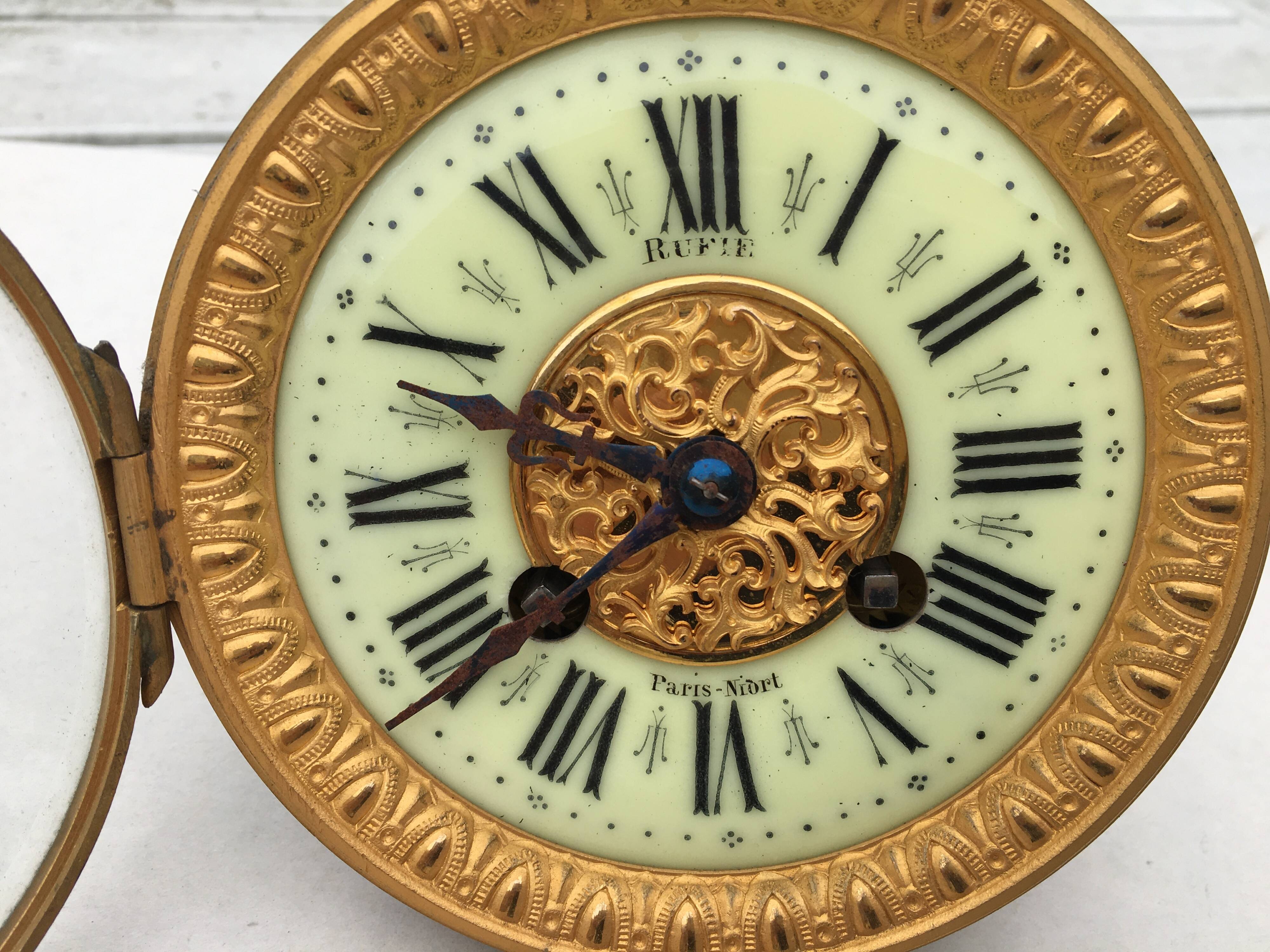 Antique clock p japy & cie 1878