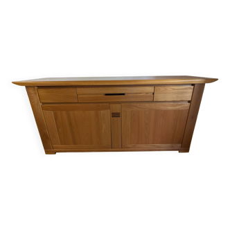 Buffet vintage Maison Regain en orme massif, 1970
