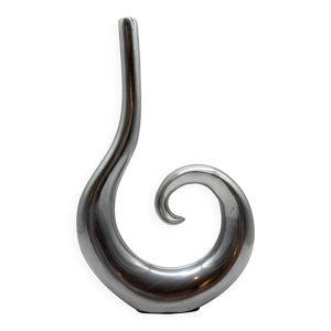 Vase ''spirale'' en fonte