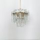 Crystal Glass Chandelier by Kinkeldey