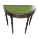 Console demi lune en bois