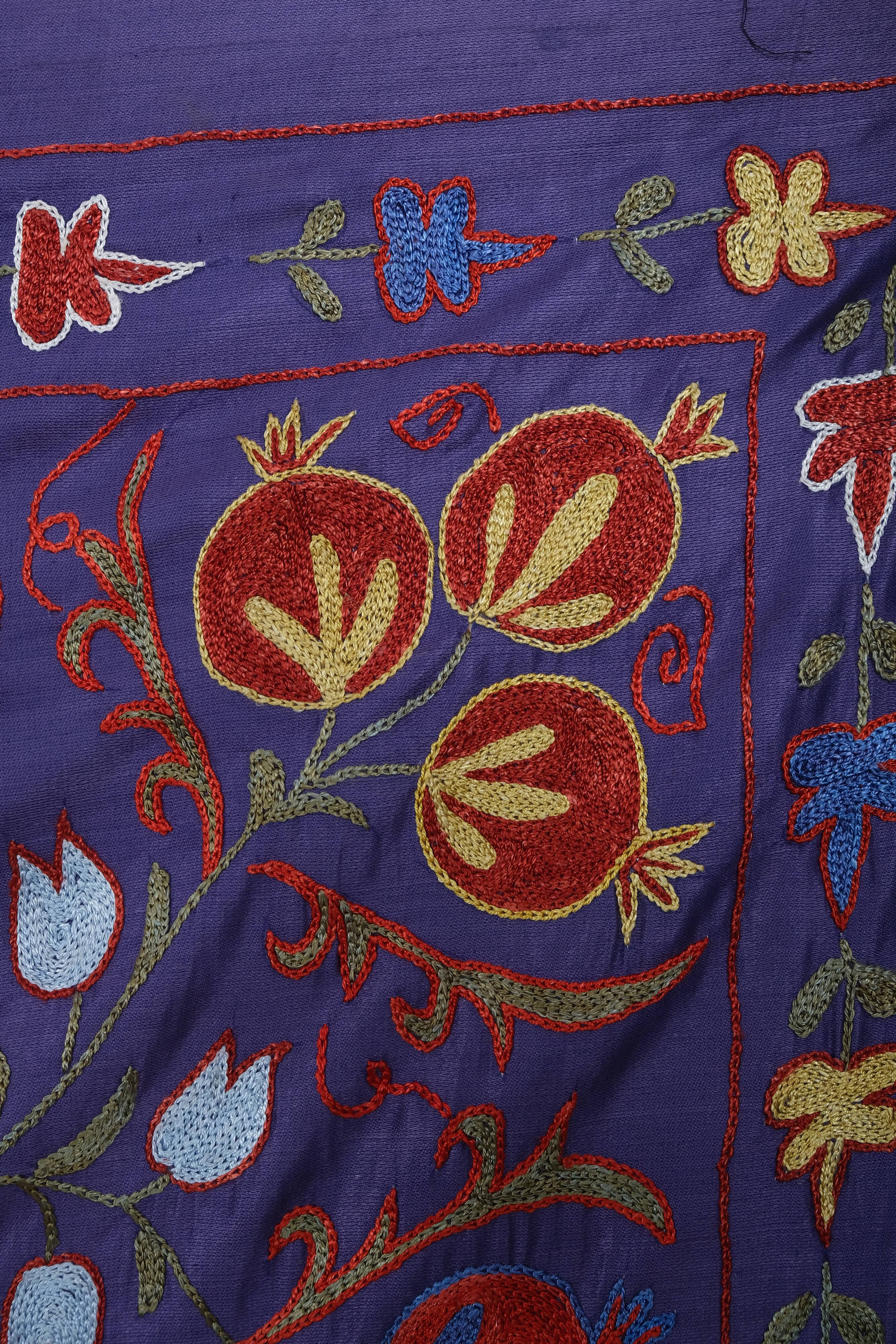 Hand knotted rug, vintage Turkish rug 104x192 cm