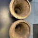 2 vases "Médicis" en fonte du XIXeme