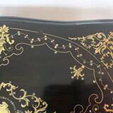 Cave a liqueur complète Napoléon III Marqueterie boulle Coffret ancien