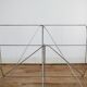 "Dining Table" by Max Sauze, steel and glass, France, circa 1970