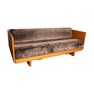Canapé convertible et lit double modèle 'GE258' par Hans Wegner pour Getama - Danemark - années 1960
