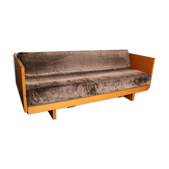 Convertible sofa & double bed model 'GE258' by Hans Wegner for Getama - Denmark - 1960's