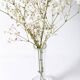 Small Vintage Clear Single Flower Glass Vase / Pukeberg / Sweden / 1960s